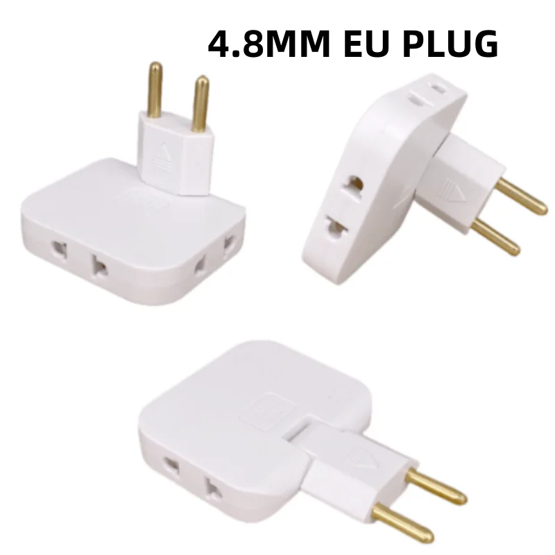 3 in 1 EU Power Socket Plug Adapter Foldable US To EU Travel Aadapters