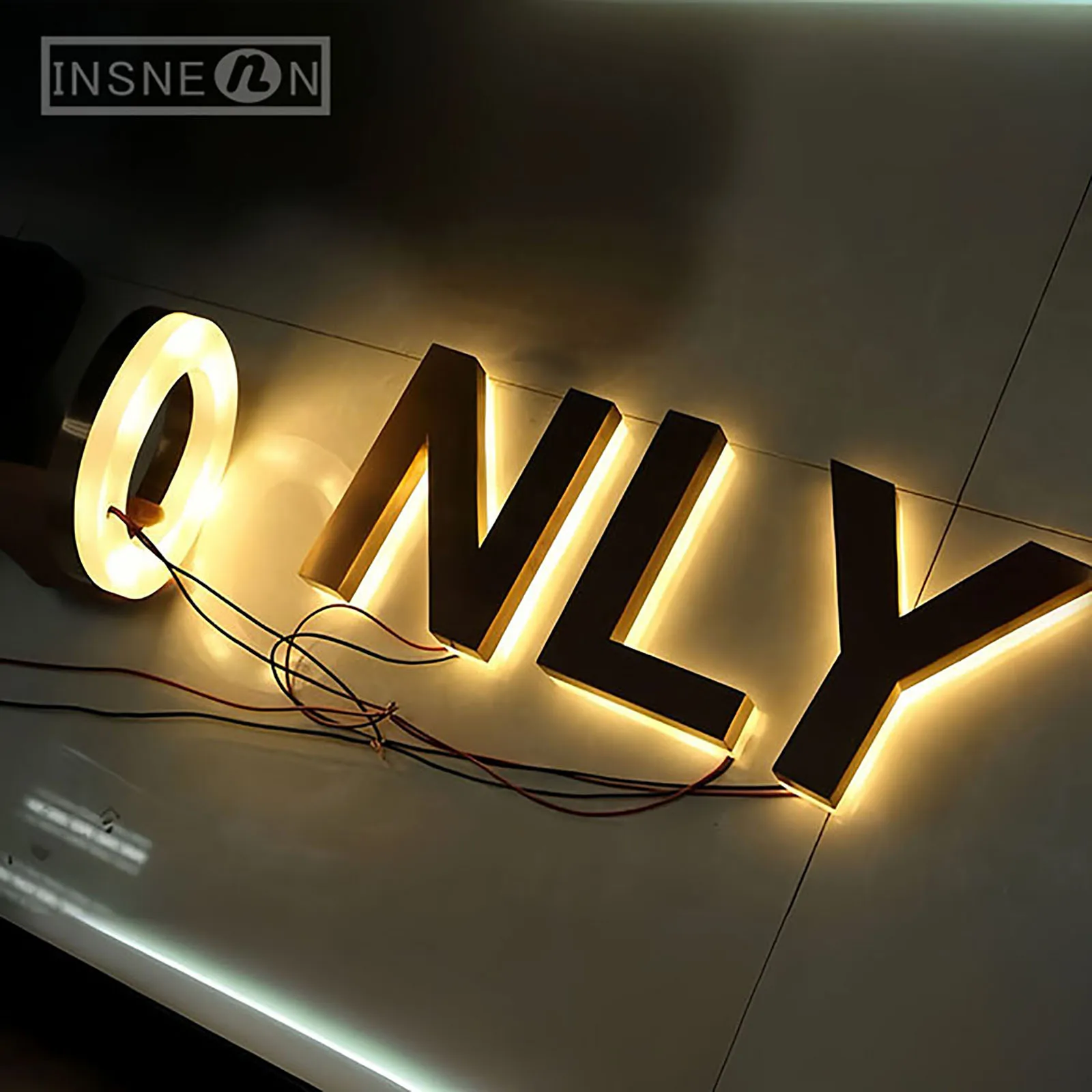 

Custom LED House Number Lights Commercial Logo3D Lighting Letters Modern Store Door Plates Metal Acrylic Sign Outdoor Waterproof