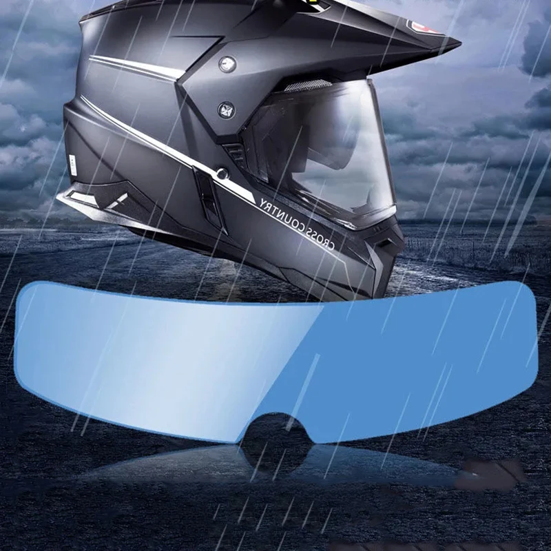 Film Anti-buée et Anti-pluie pour casque de moto, accessoires universels de  casque avec revêtement Nano Durable pour la conduite en toute sécurité