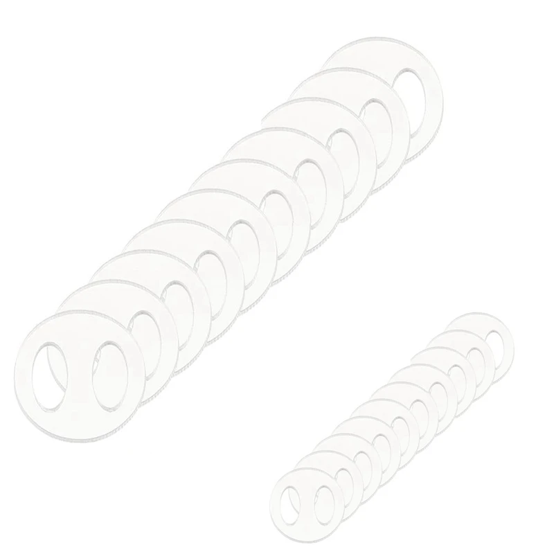 

40PCS Acrylic Hollow Pom Pom Removable Button, Flat Round, Hat Pom Pom Holder, Knitted Hat Making Fastener Tool, Durable