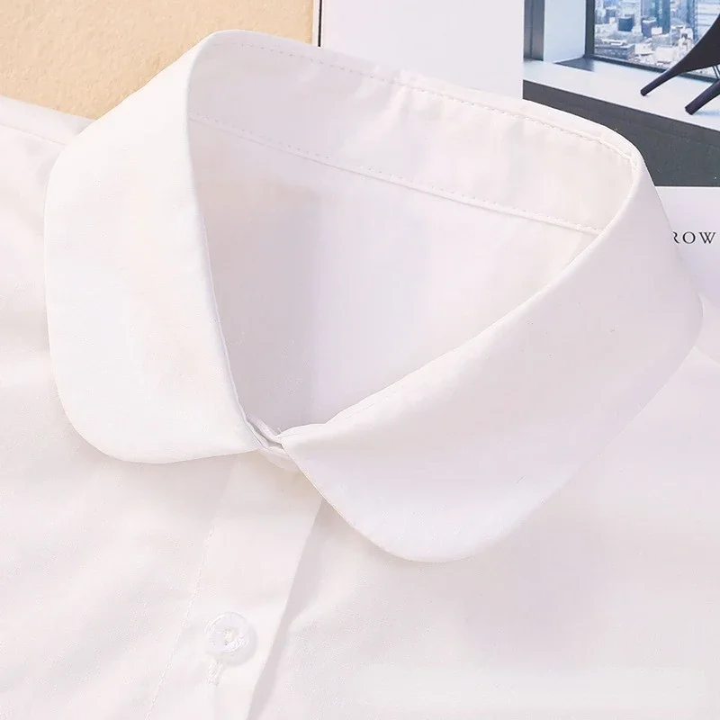 Fake Collar Detachable Collar Shawl Fashion White Black Lace Fake Collar Blouse Vintage Detachable Shirt False Collar Lapel