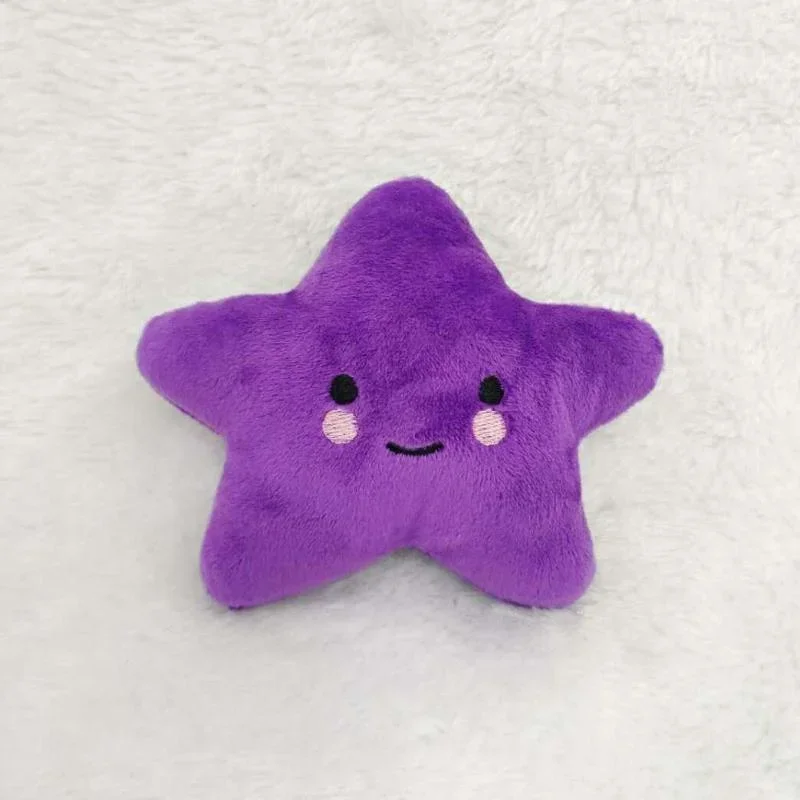 Jouet squeaky étoile en peluche pour chien jouet mignon_voghion.com