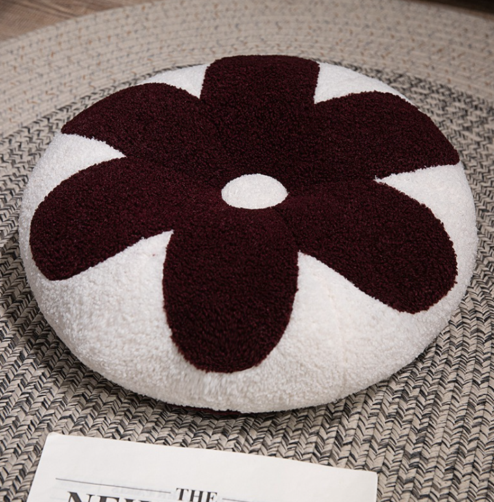 Simple futon flower pattern cushion office chair cushion fart cushion floor futon living room balcony window cushion sofa