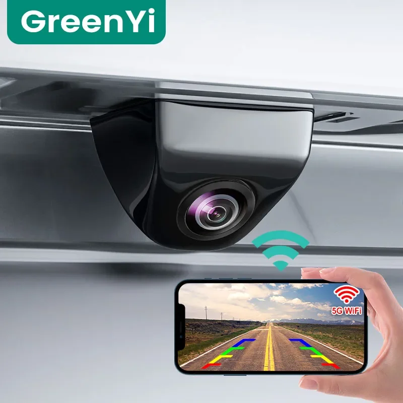 Wireless Car Rear View Camera WIFI with USB Power 170 Degree Reversing Dash  Cam HD Mini Parking for iPhone Android 12V 24V Rear - AliExpress