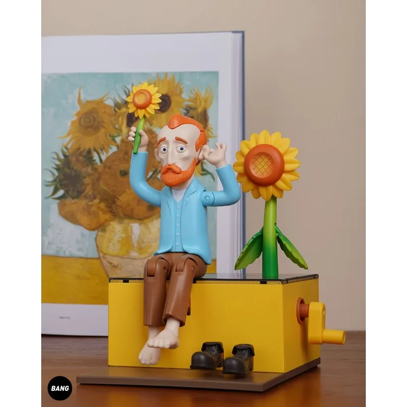 Moving Toys Vincent Willem Van Gogh Funny Art Action Figures Collection Model Creative Ornaments Birthday Gifts - 2