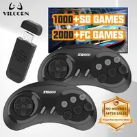Console de jeu sans fil pour SEGA AnjGenesis, 16 bits, compatible HDMI, jeux TV rétro 4200 + Dendy pour MD David MEGA Drive 1