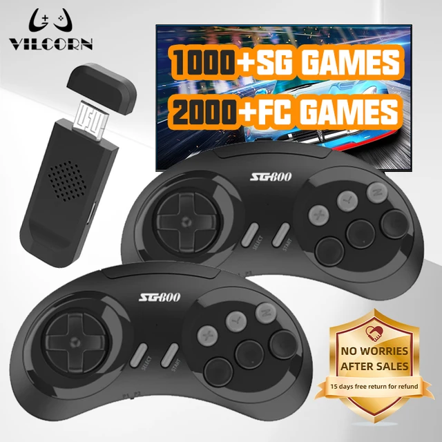 Console de jeu sans fil pour SEGA AnjGenesis, 16 bits, compatible HDMI, jeux TV rétro 4200 + Dendy pour MD David MEGA Drive 1