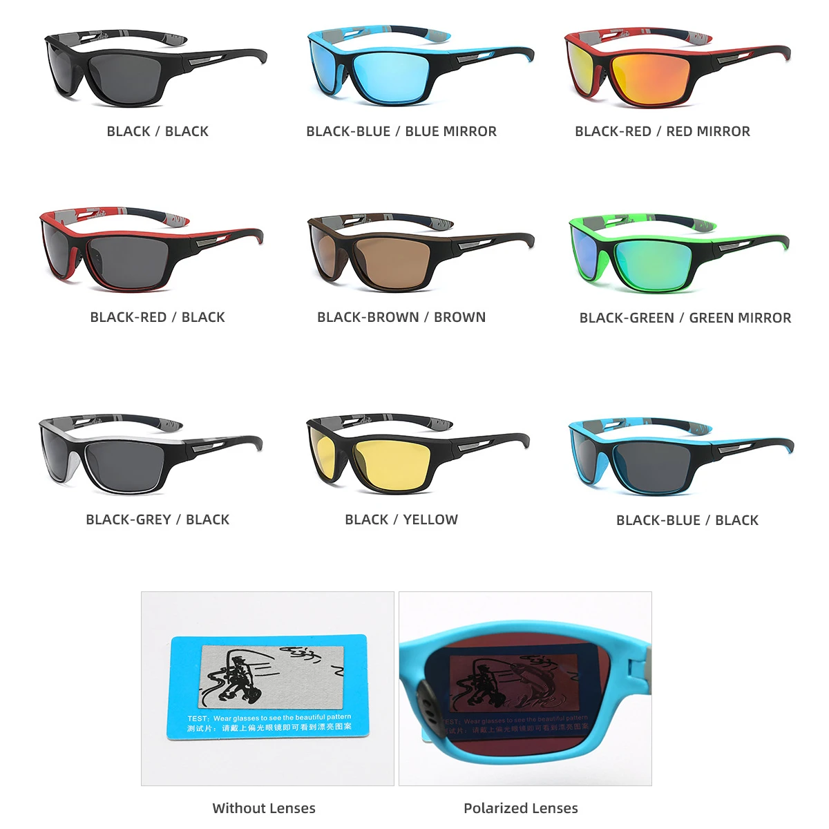 Outdoor spolaryzowane okulary przeciwsłoneczne męskie sportowe wędkarskie okulary przeciwsłoneczne Vintage ochrona UV400 okulary do jazdy damskiej piesze wycieczki_voghion.com