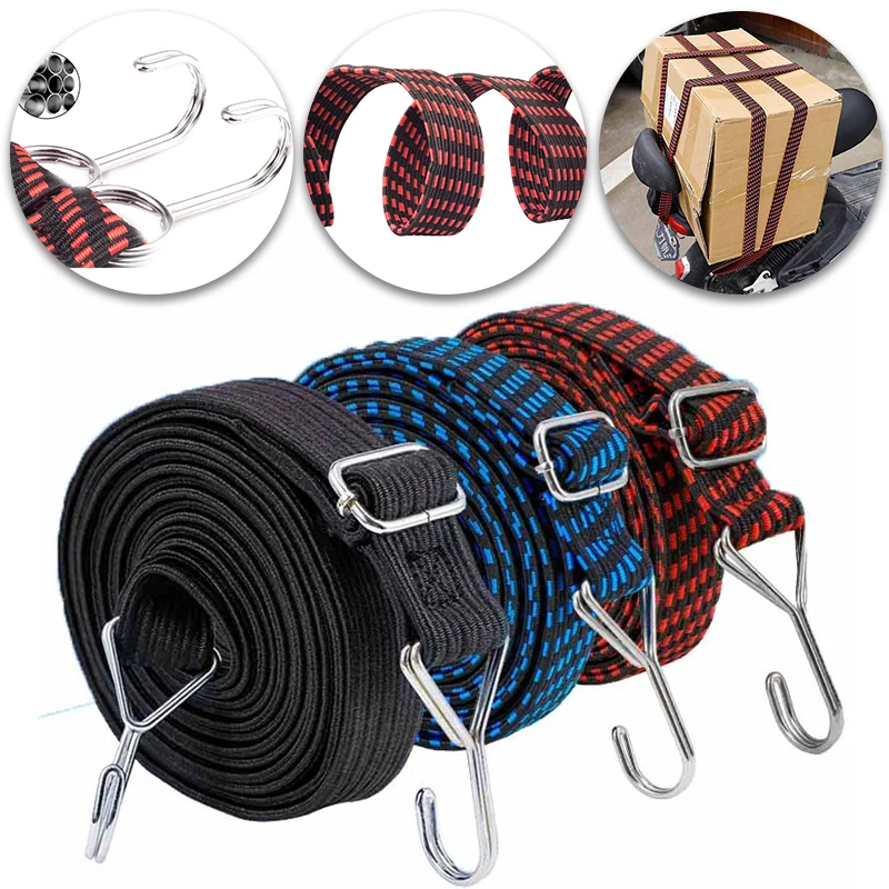 Motorcycle Elastic Belt Rubber Strap Elasticated Luggage Roof Rack ...