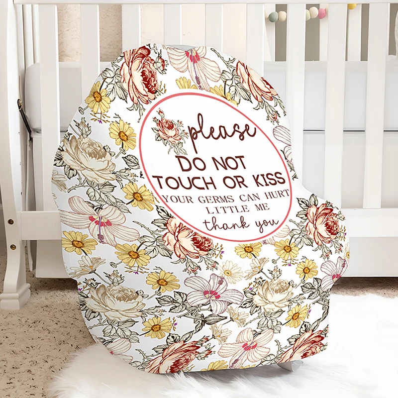 Multi-use Stretchy Baby Car Seat Cover Nursing Cover Breastfeeding Shopping Cart Grocery Trolley Covers Carseat Canopy