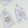 1pcs Keychain Stationery ID Card Cover Bag Pendant Card Holder Cartoon Card Protective Sleeve 2
