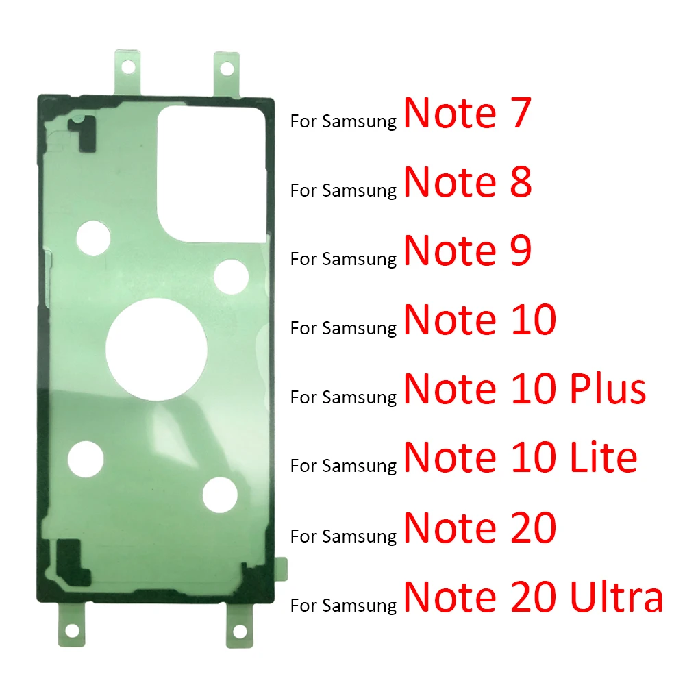 Originale Nuovo Per Samsung Note 20 Ultra Note 10 Plus Note 8 9 7 Lite Cover Posteriore In Vetro Adesivo Adesivo Adesivi Colla