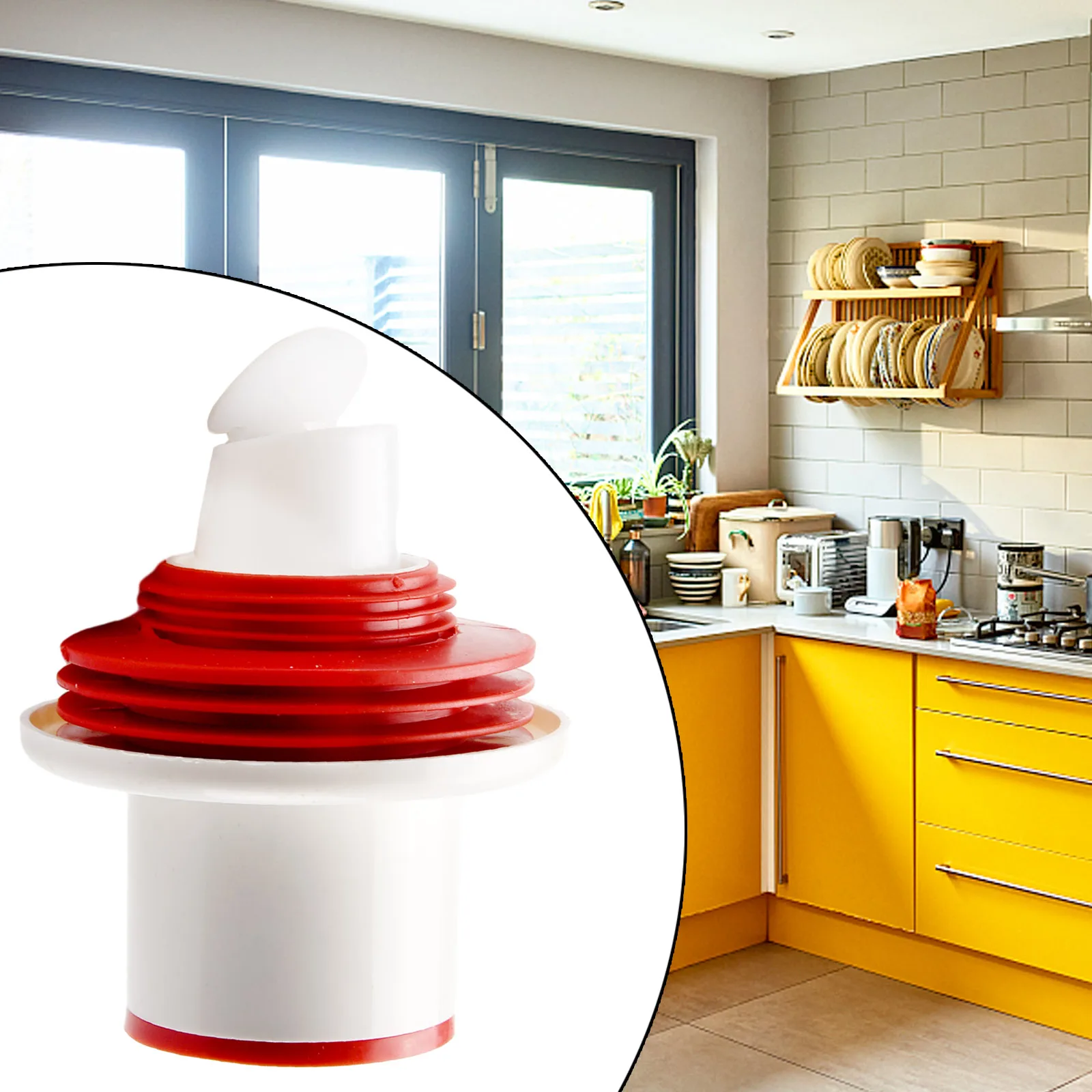 

1pc 50/75mm Tube Universal Odor-proof Sealing Plug Upgrade Kicthen Basin Sewer Pipe Plug Overflow Backfilling Stopper