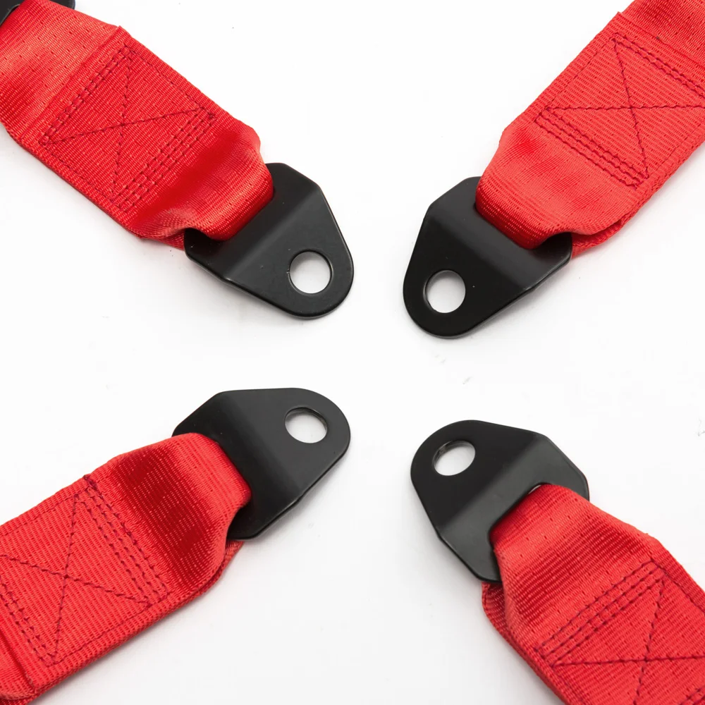Different colors 2inch Universal Vehicle Racing 4 Point Auto Car Safety Seat Belt Buckle Harness EPM-02BUC