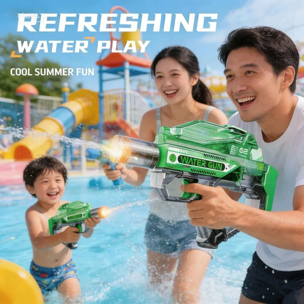 Elektrisk vattenpistol leksak för pool och sommarlekar_voghion.com