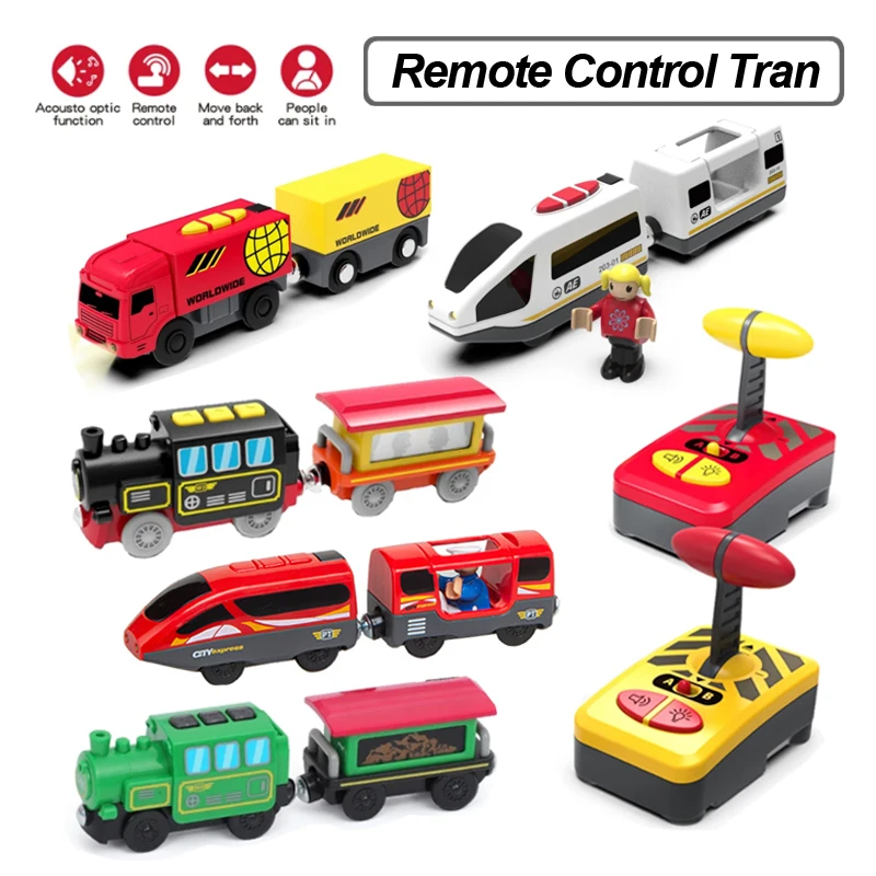 Toy Cars For Boys Remote Control Kids Electric Train Toy Set