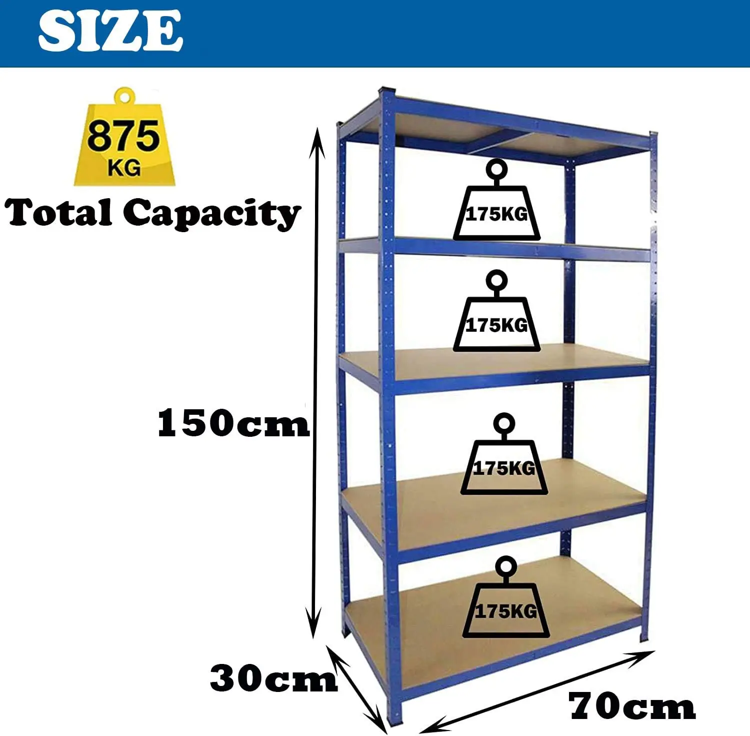 Blue 5 Tier 150Hcm
