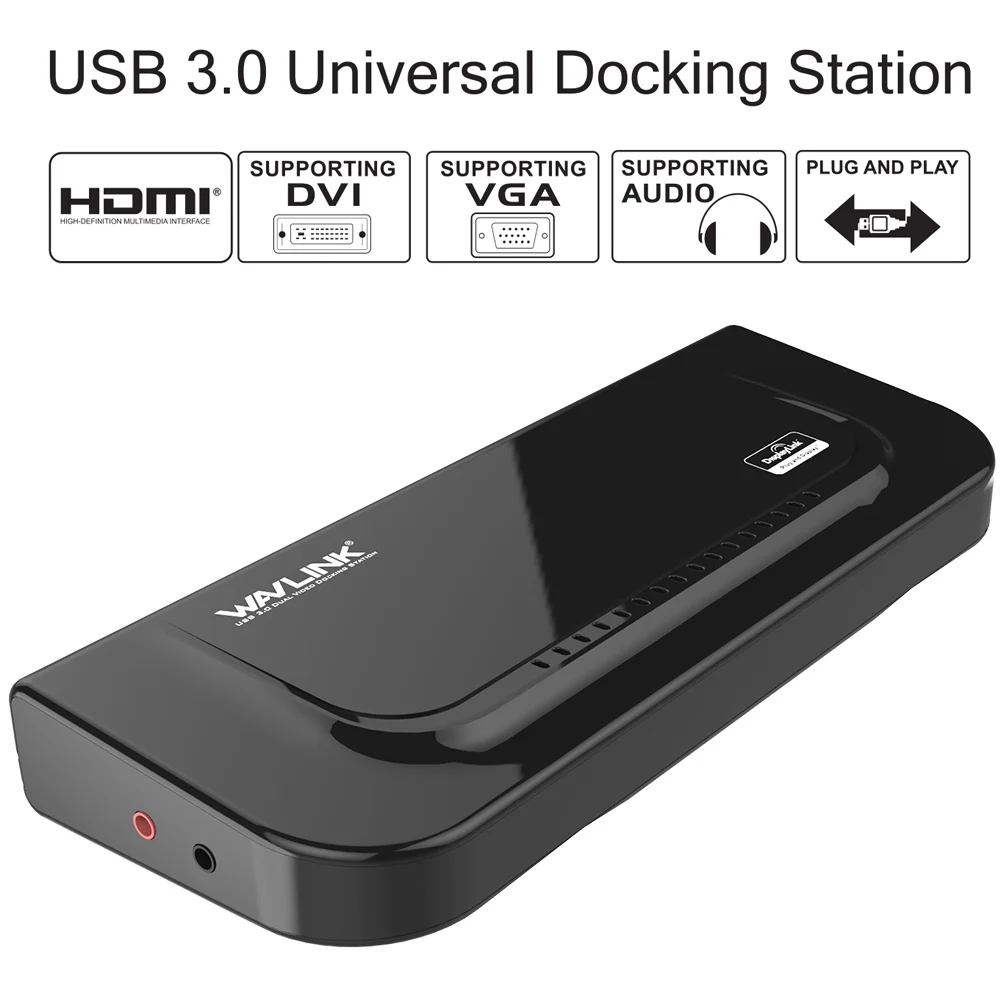 ☆送料無料 WAVLINK USB 3.0ユニバーサルデュ ac OS対応 98 Wavlink USB 3.0ユニバーサルディスプレイリンクステーション