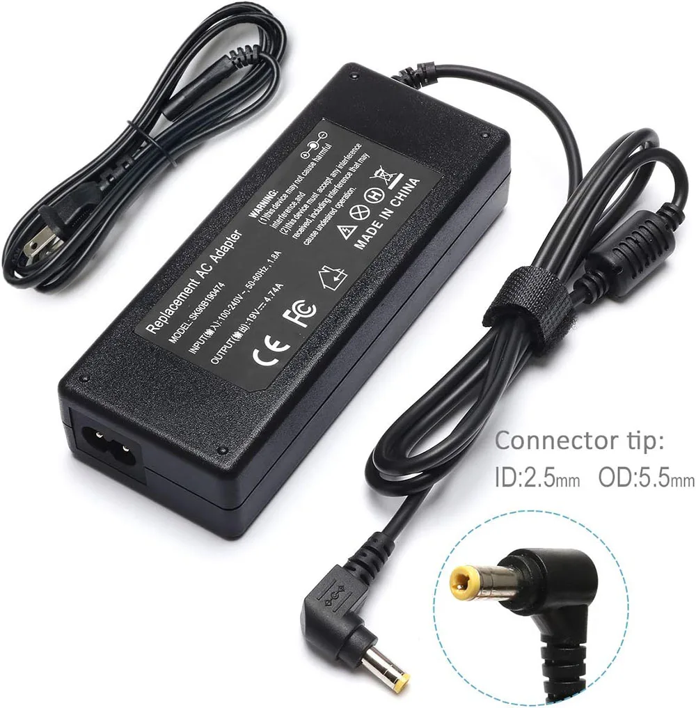 19V 90W Charger for JBL Xtreme 2,Xtreme,Boombox 2,Boombox