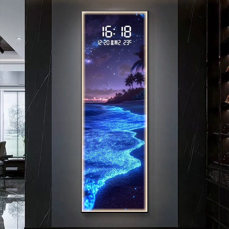 Art Mural Wall Clocks Modern Led Interior Luxury Aesthetic Fashion Wall Watch Design 4