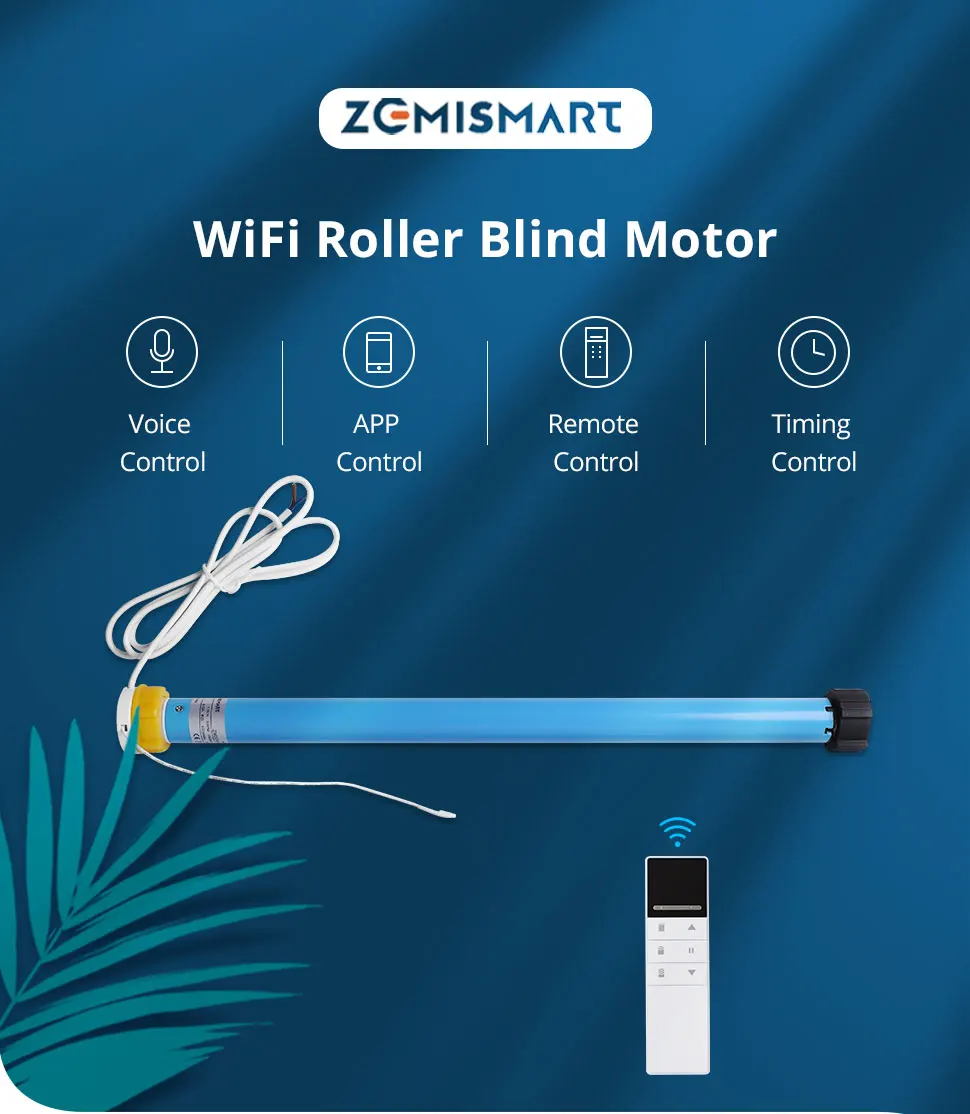 Zemismart roller motor compatible with Tuya Smart Life App