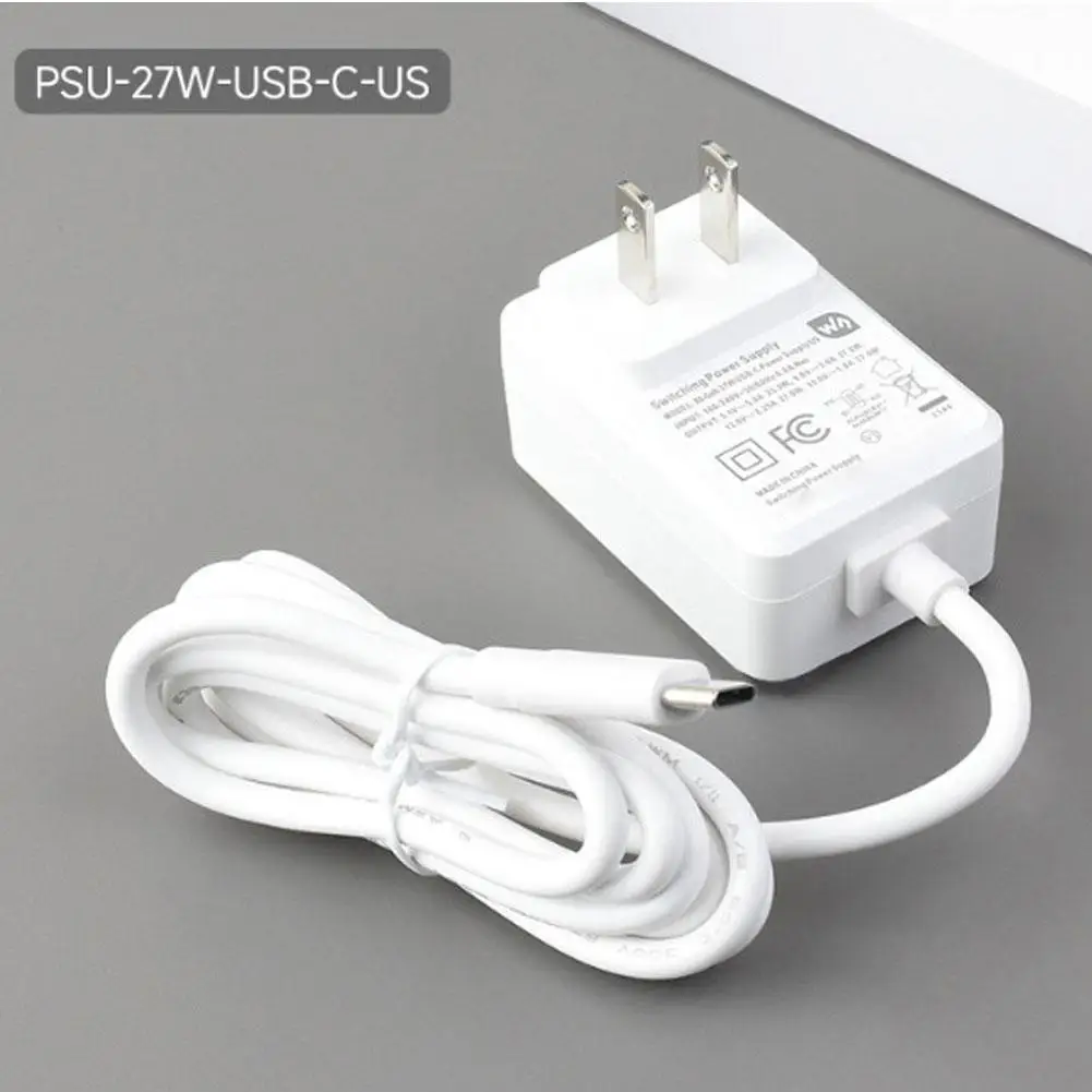 

Официальный блок питания Raspberry Pi 27 Вт USB-C, 5,1 В, 5 А, совместим с зарядкой PD, штепсельная вилка US/UK для Raspberry Pi 5 T8G5