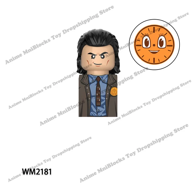 Disney TVA WM6118 X0318 anime plastic mini action toy figures Assemble toys Bricks for kids Christmas birthday gifts 4