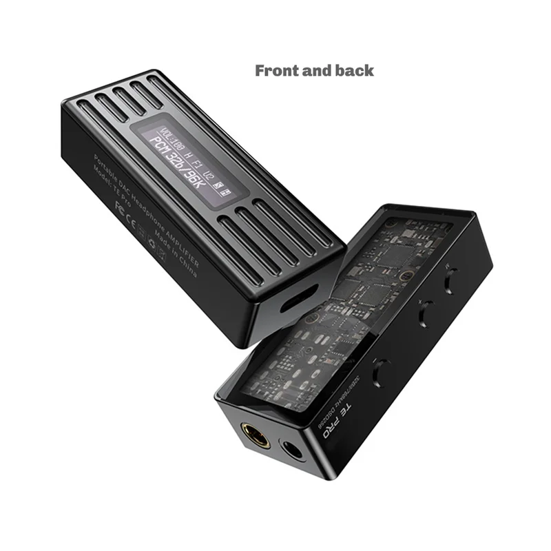 -ABGQ TE PRO 휴대용 고해상도 오디오 Hifi DAC 앰프 3.5Mm 및 4.4Mm 출력, 듀얼 고성능 CS43198 DAC 포함
