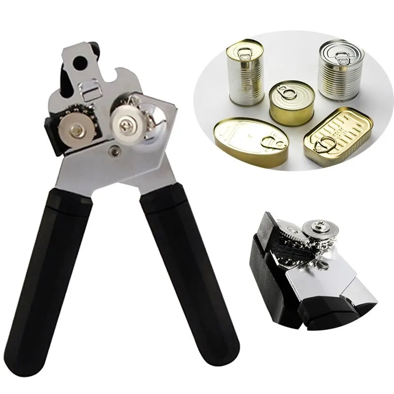 Can Opener Stainless Steel Multifunctional Professional Can Manual Can Opener Craft Beer Grip Opener Bottle Kitchen Gadgets