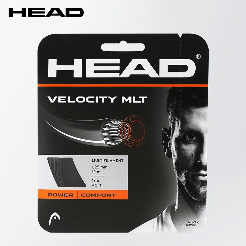 HEAD Tennis String VELOCHTE MLT Soft String Professional Tennis Playable Control Polyester Multi-strand