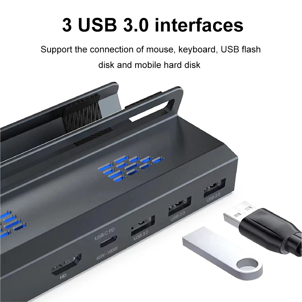  ũ ũ ĵ ׼, 6 in 1  ũ , 3 * USB 3.0, HDMI 4K @ 60Hz ⰡƮ ̴, 1000Mbps USB-C PD 60W
