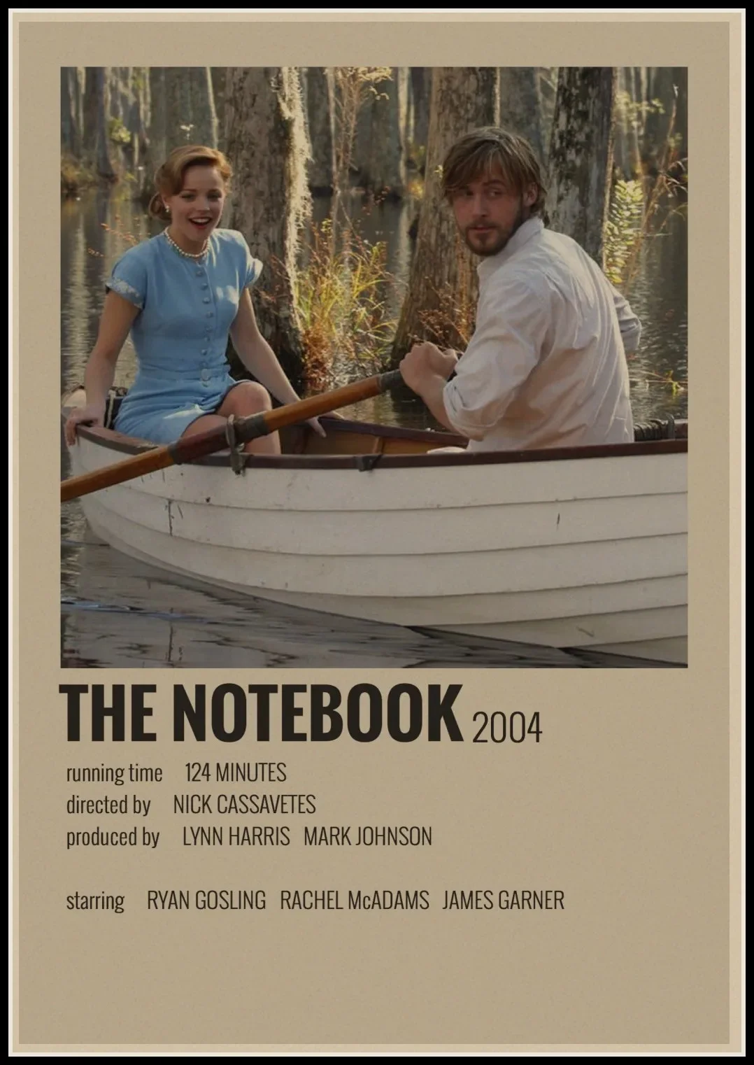 The Notebook Retro Poster Vintage Poster Wall Decor for Home Bar Cafe Personalised Room Decoration