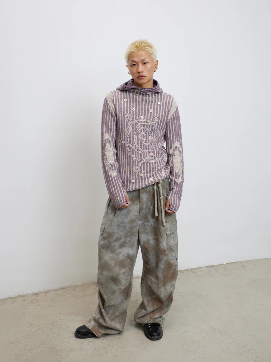 CONP 23AW Violet Voetex Sweate紫色 ニット CONP 23AW Violet Voetex Sweate紫色 ニット