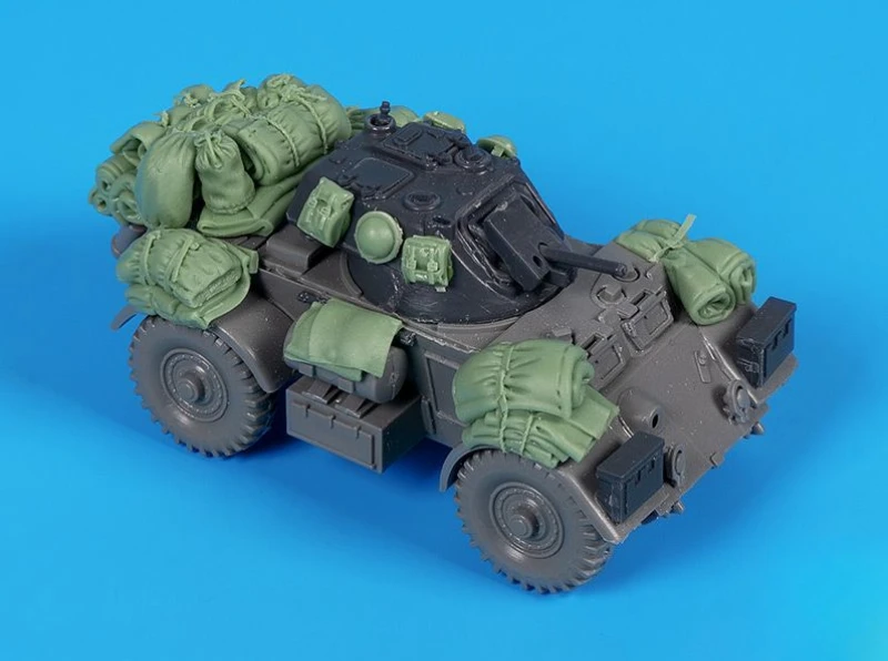 1/72 스케일 다이캐스트 수지 모델 조립 키트 스태그하운드 액세서리 세트(탱크 없음) 조립되지 않고 도색되지 않음