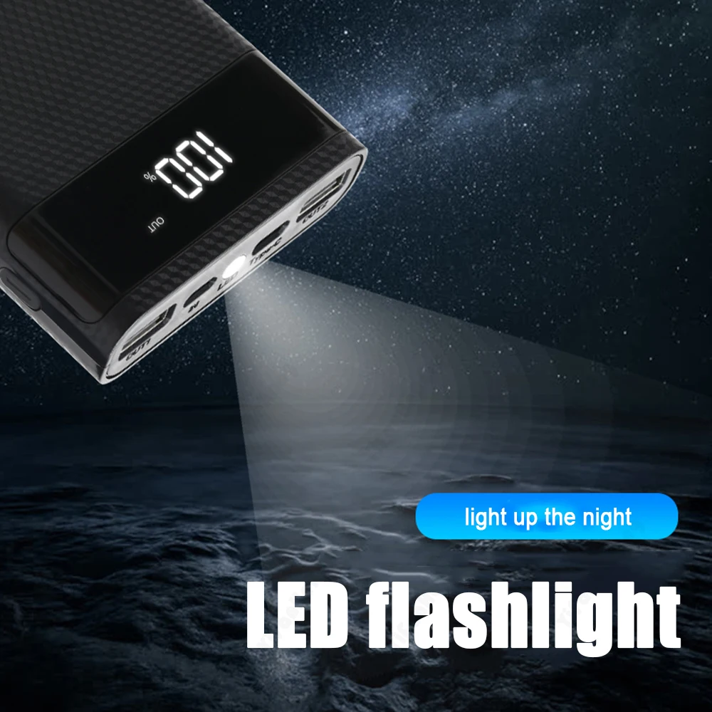 5V DIY 6*18650 Case Power Bank Caixa