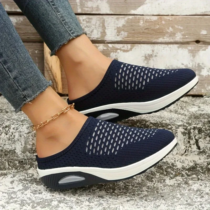 2024 Women’s Wedge Slippers – Vintage Anti-Slip Platform Shoes, Casual Orthopedic Sandals, Plus Size Beach Footwear Sandals