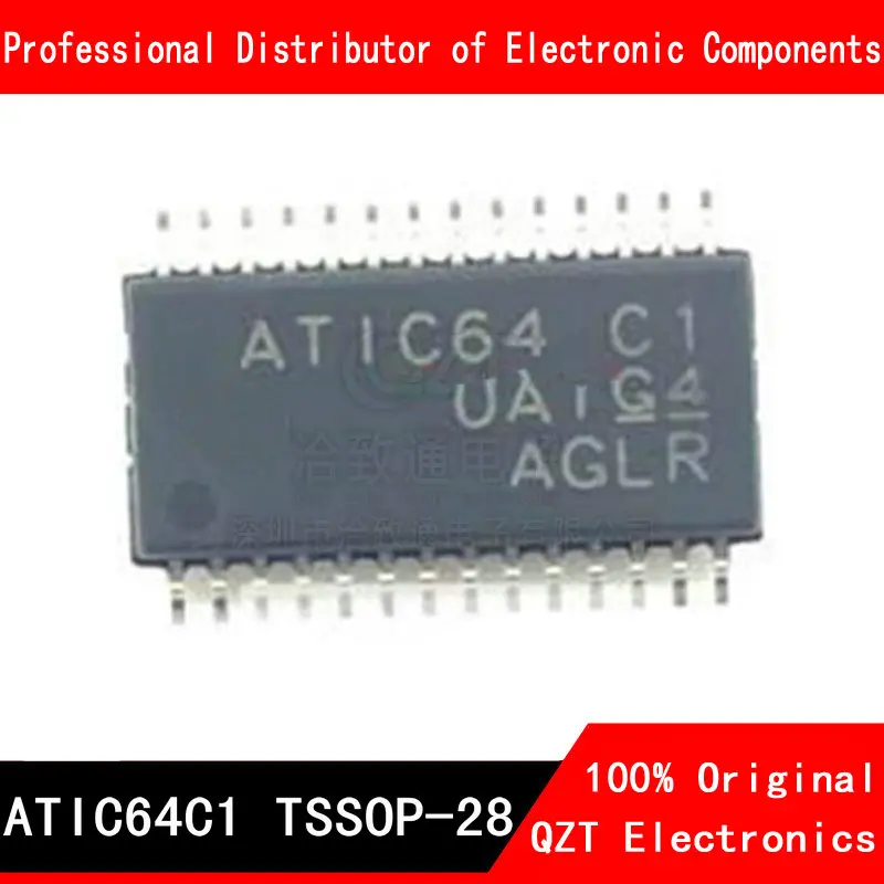 10pcs/lot ATIC64C1 TSSOP ATIC64 ATIC64 C1 TSSOP-28 new original In Stock free shipping 10pcs 50pcs sn74cb3q3251pw sn74cb3q3251 tssop 16 ic in stock
