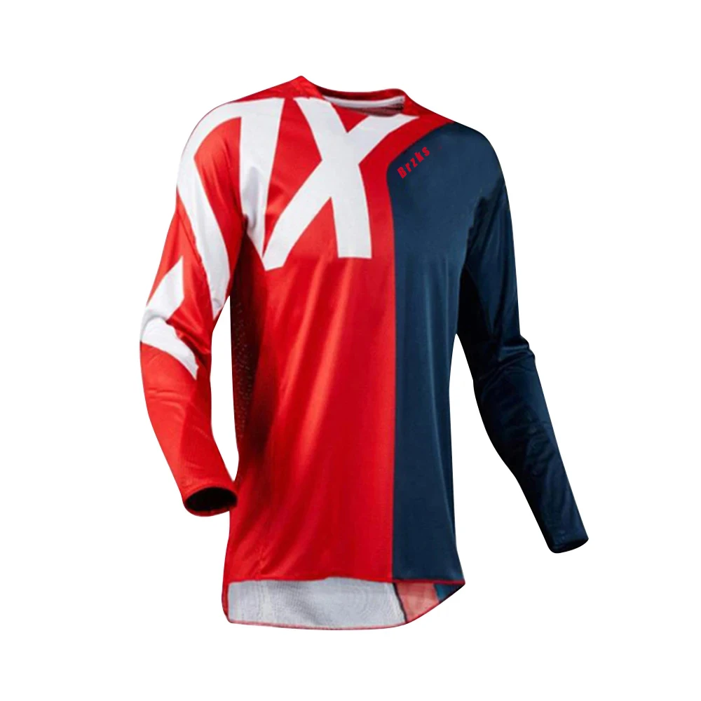 

Men's MTB Jersey Long Sleeve T-Shirt Downhill Jersey Foxbrzks Racing Jersey Motocross Shirt Offroad DH Maillot Ciclismo Hombre