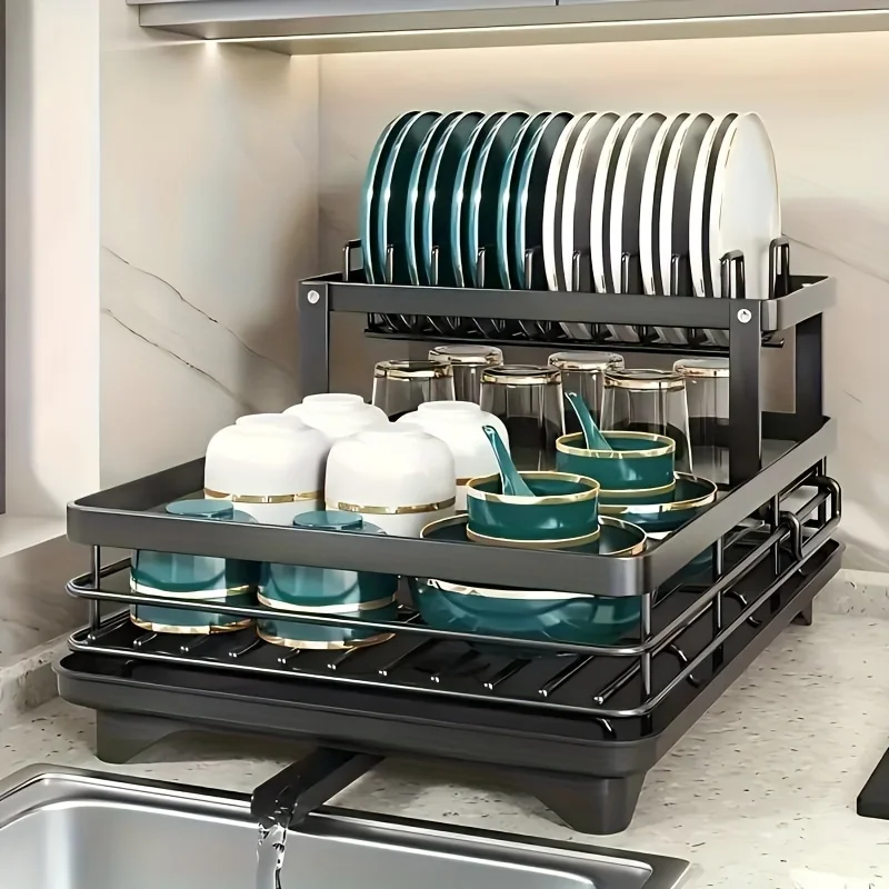 Double-Tier Dish Drainer 2