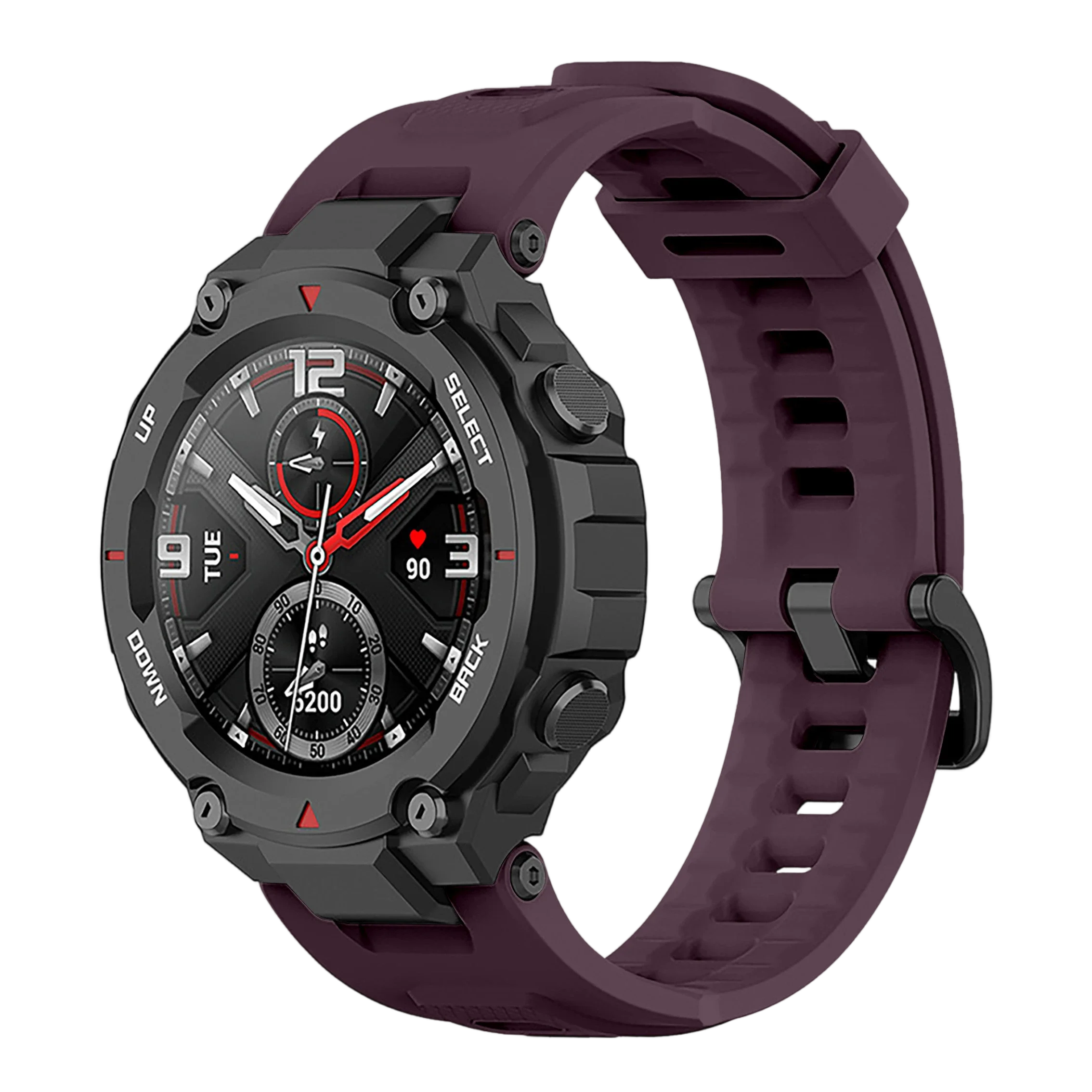 Soft Silicone Sport Strap with Breathable Design and Screwdrivers