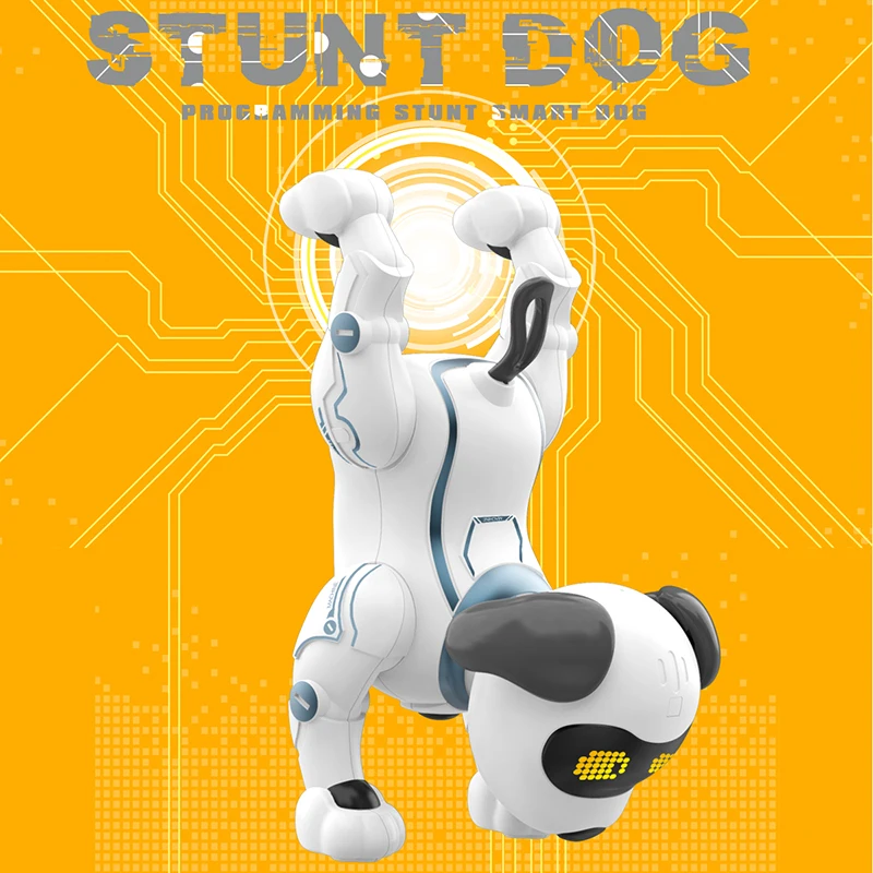 RC Robot Toys Electric Model Remote Control Dog Toy Dance Moves With Music Light Function Birthday Christmas Gifts For Kids K199 6