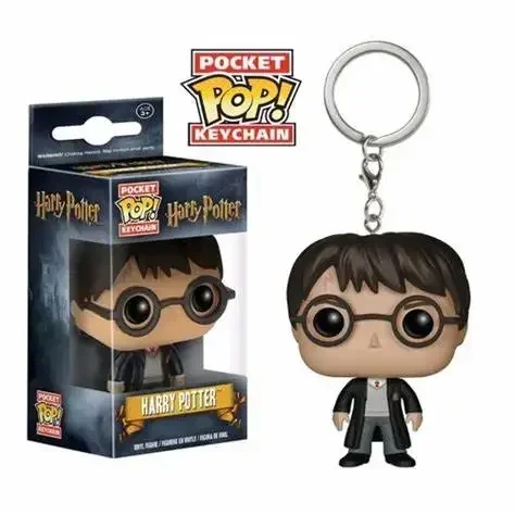 thumbnail image 1 of Llavero Funko POP de Hermione Granger, Dobby, Dumbledore, Malfoy, Ginny, Ron, Hedwig, Snape, Voldemort, Luna, llavero de bolsillo, 1 of 5