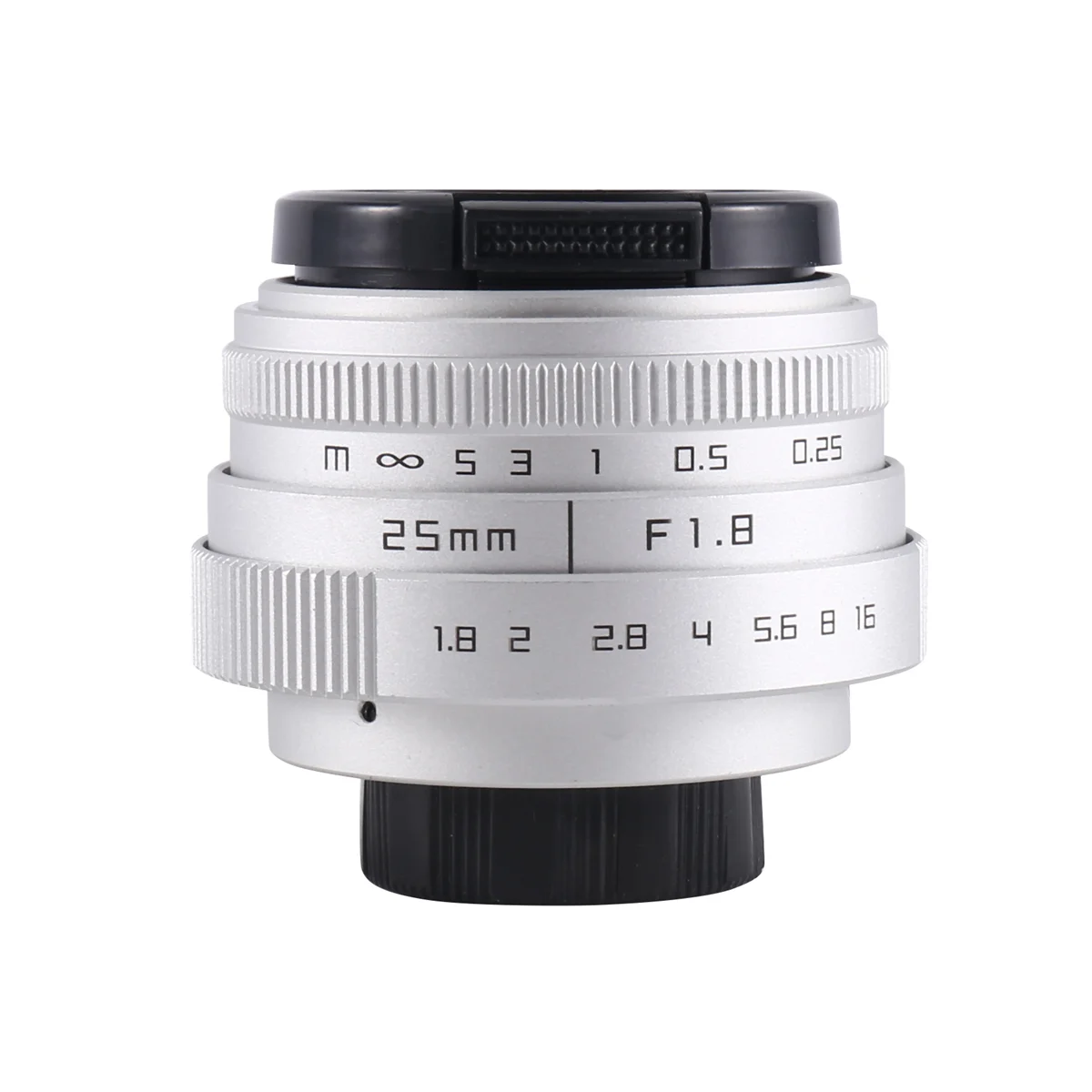 

25MM F1.8 -C Tv Lens/Cctv Lens for 16Mm C Mount Camera Manual Focus Lens-Silver