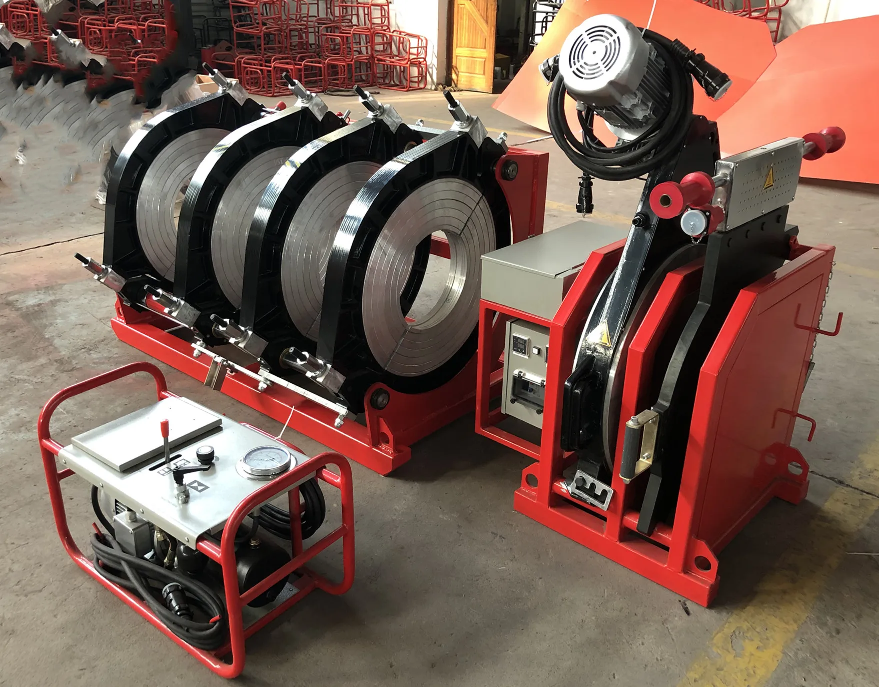 Best-selling PF90-315H Hydraulic Butt Fusion Welding Machine Butt Welders HDPE Plastic Pipe Welding 5