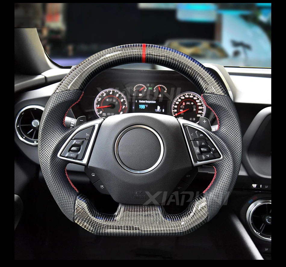 Customized Carbon Fiber Steering Wheel Fit For Chevrolet Corvette