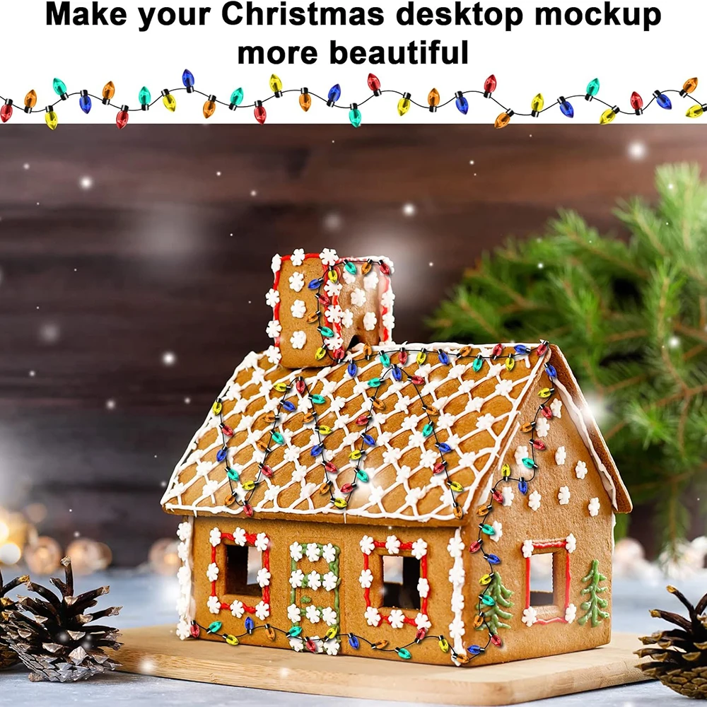 Festive 3/5m Colorful LED Christmas Garland