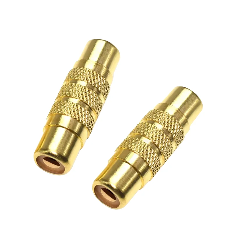 Cavo adattatore da RCA femmina a femmina, placcato oro per audio, video, S/PDIF, subwoofer, Phono, composite, Componenti e altro ancora, 20 pezzi