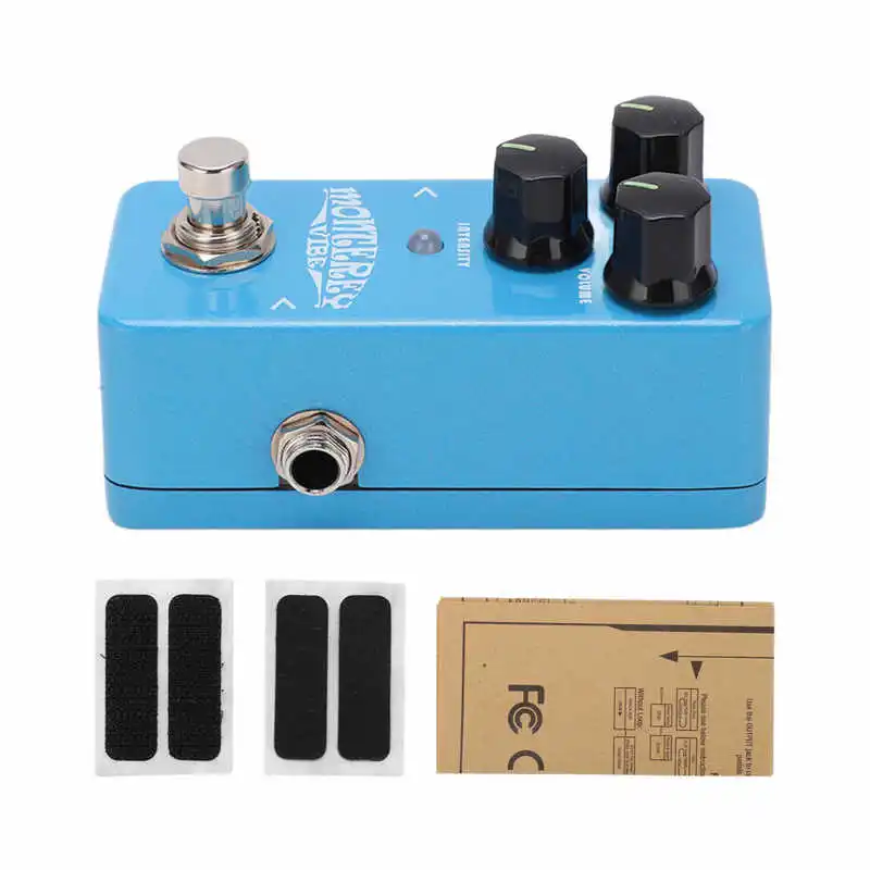 Chorus Phaser Effects Metal 3dB Signal Switching Square Blue Psychedelic Effect Pedal 4 Level