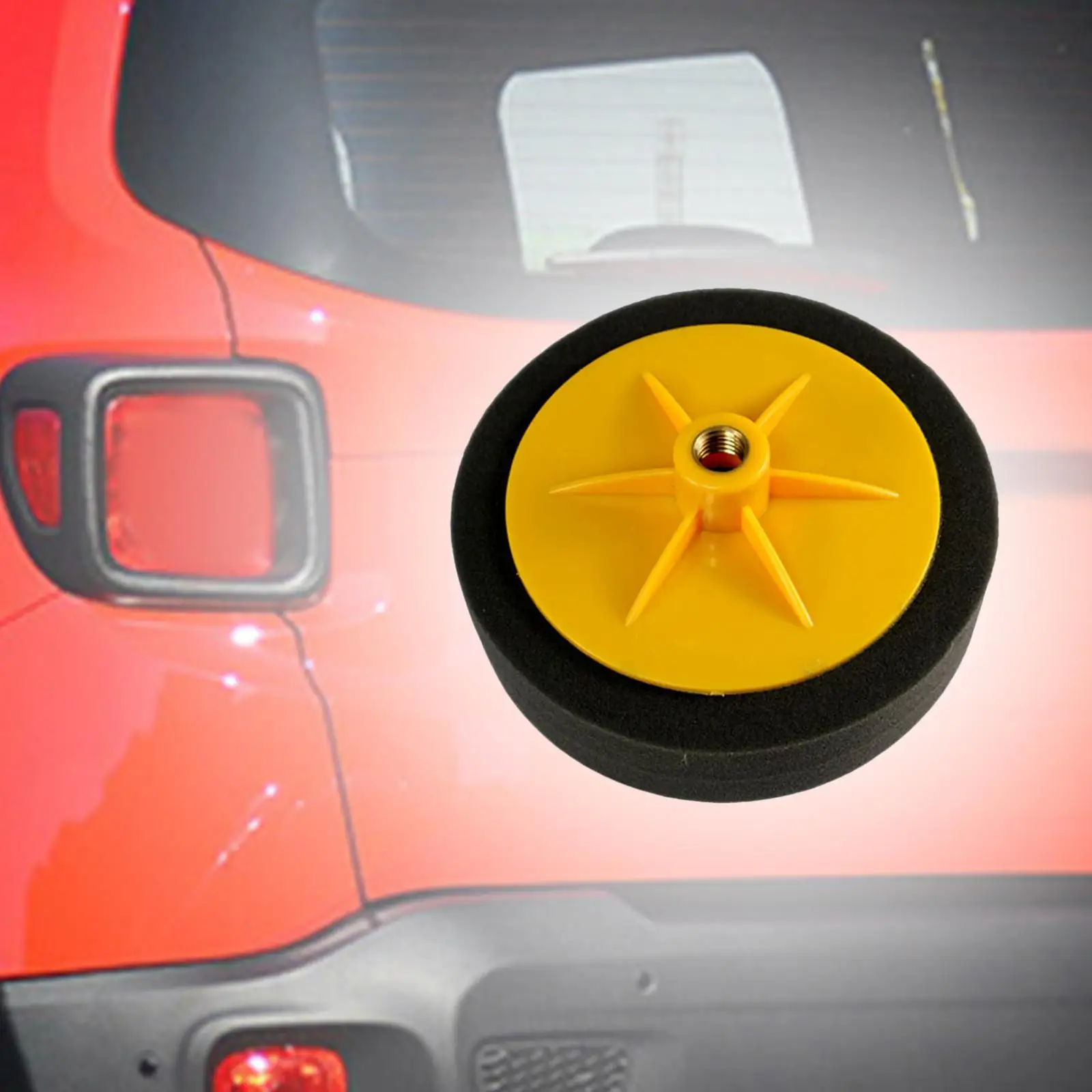150mm Car Polishing Pad Wheel Sponge ing Waxing Pad for car Paint, Furniture Polished Finish with Drill Adapter
