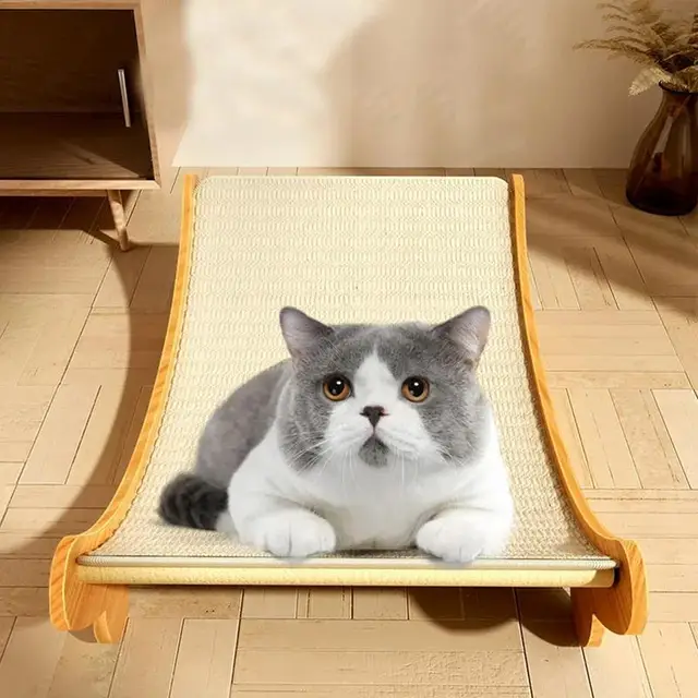 Sisal Cat Scratching Pad Reusable Cat Scratcher Cat Scratch Bed Nest for Pet Sleeping Playing Grinding Small Medium Large Cats 3
